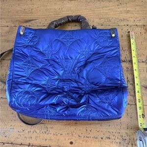 Blue Designer Inspired Quilted Women's Bag